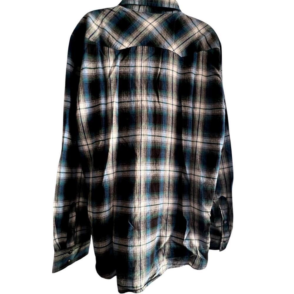 American Eagle Outfitters Slim Fit Plaid Button-Up Shirt XL - Picture 2 of 5